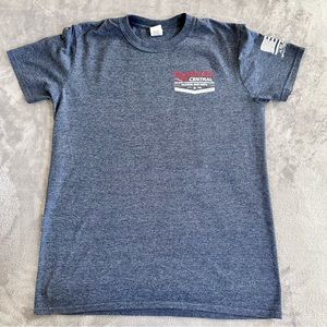 Men’s Blue Short Sleeve Graphic T-Shirt w/ Silencer Central Logo